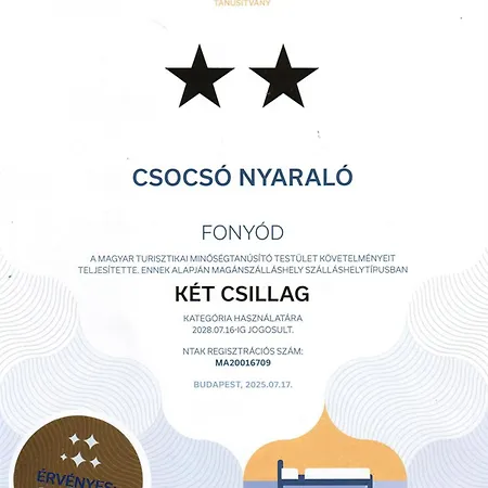 Ferienhaus Csocso Nyaralohaz Fonyód